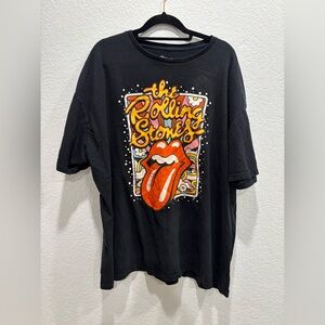 Rolling Stones Brand Black T-shirt Size 3XL 54/56 Graphic Tee